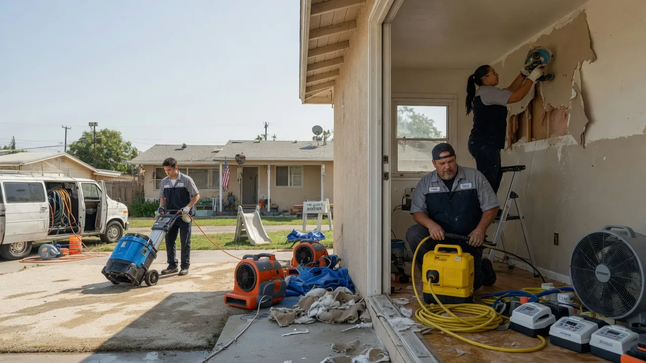 Water Damage Restoration in Hamshire, TX near me